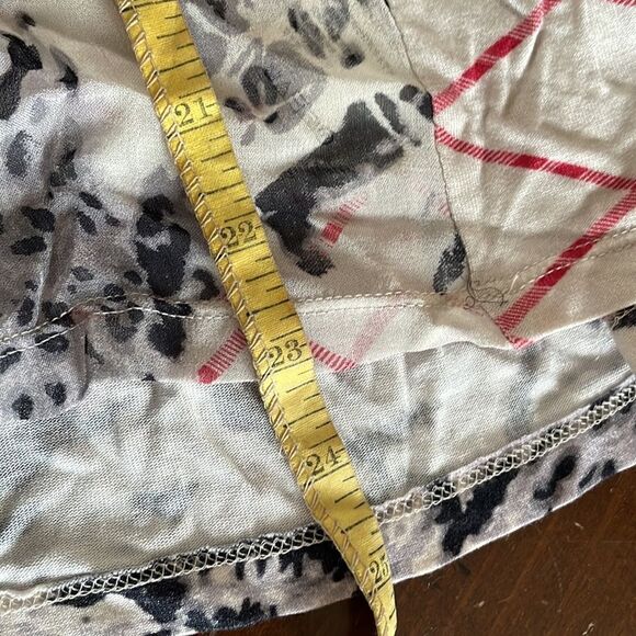 Anthropologie Embroidered Leopard Print Top - Picture 9 of 9